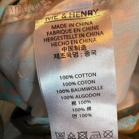 Me & Henry Toddler Checkered Shorts 3/4 Elastic Waist Drawstring Casual Comfy - Picture 4 of 4